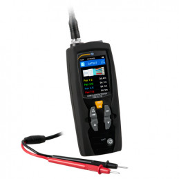 Analyseur LAN PCA-CLT10 multifonctionnel mesure la longueur des câbles - Testeur de câbles - PCE Instruments