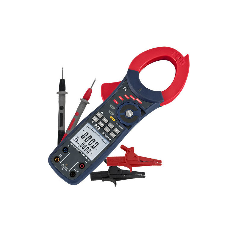 Multimètre PCE-PCM 1 mesureur à usage multiple pour déterminer la puissance absorbée - PCE Instruments