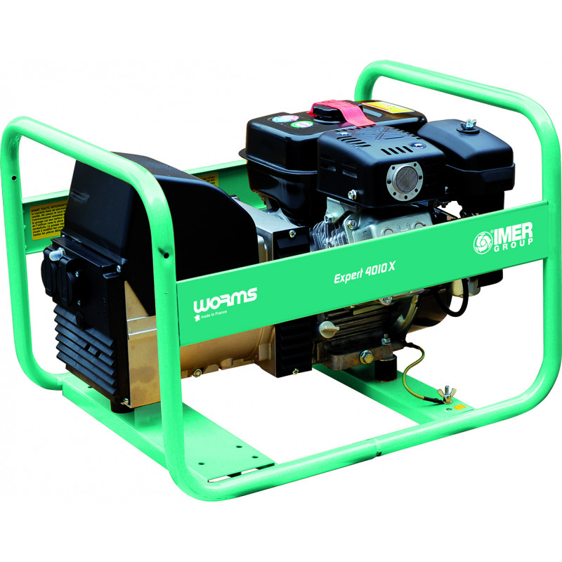 Groupe Électrogène portable EXPERT 4010 X Essence Monophasé 3.3 Kw - 230V - IMER FRANCE