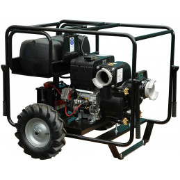 Motopompe Diesel SWT 150 HZ DXL45 Démarrage électrique - eaux très chargées - Travaux intensifs - 150 m³/h - WORMS IMER FRANCE