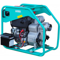 Motopompe diesel SWT 120 D XL13 DE Démarrage électrique - eaux très chargées -  105 m³/h - WORMS IMER FRANCE