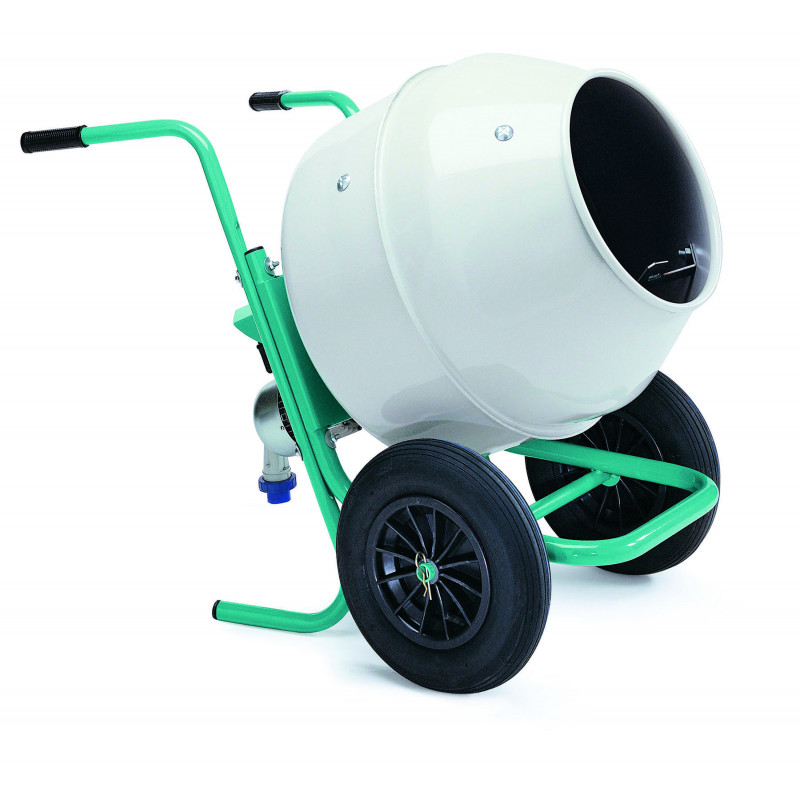 Bétonnière Rollbeta Cuve acier monophasé 230V - Malaxage 100 L - Capacité 1/2 sac 35 kg -63 dB(A) - 46 kg - IMER FRANCE