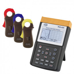 Analyseur de puissance et d'harmoniques à mémoire à 3 phases PCE-830-1 - PCE Instruments