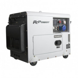 Groupe électrogène DG6500SE Diesel - 5.3 kW - 5 kVA - 230V - AVR - Démarrage électrique - Insonorisé 72 dB(A) - ITC POWER