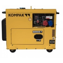 Generator NT-8000SE-T Diesel - Single-phase and Three-phase 6.3 kW - AVR - Electric/manual start - KOMPAK