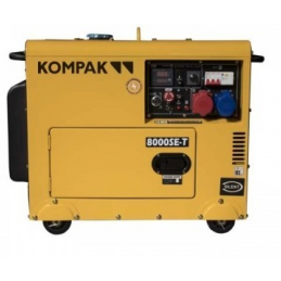 Generator NT-8000SE-T Fuel - Single-phase and Three-phase 6.3 kW - AVR - Electric/manual start - KOMPAK