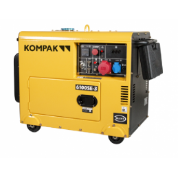 Generator NT-8000SE-T Diesel - Single-phase and Three-phase 6.3 kW - AVR - Electric/manual start - KOMPAK