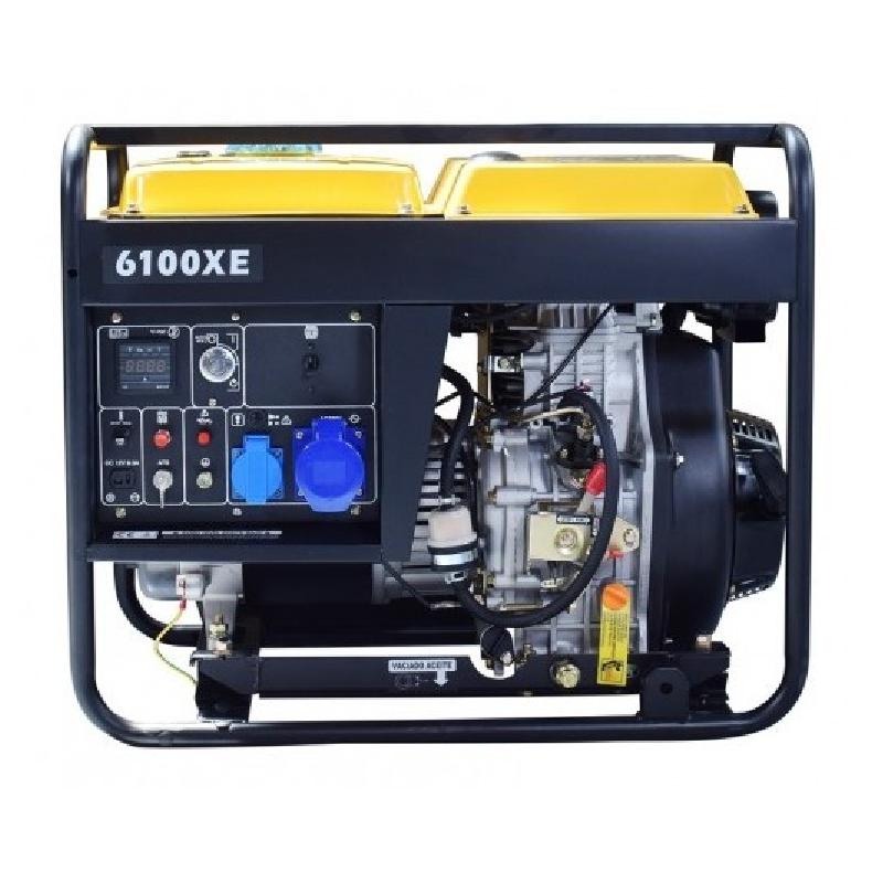Groupe électrogène NT-6100XE Diesel - 5.5 kW - Monophasé - AVR - Démarrage électrique/manuel - 79 dB(A) - KOMPAK