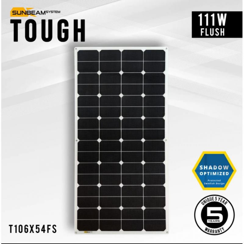 Panneau solaire SUNBEAM System  TOUGH 111 W FUSH - 106 x 54 cm - Série Tough
