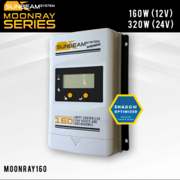 Régulateur/Contrôleur de charge solaire MoonRay 160 MPPT pour 160W PV - SUNBEAM System