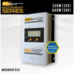 Régulateur/Contrôleur de charge solaire MoonRay 320 MPPT pour 230W PV - SUNBEAM System