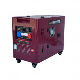 Groupe électrogène PD11000Q Silencieux 9 kVA - Diesel - AVR - Monophasé et triphasé - Démarrage électrique - 77 dB(A) - A-iPower