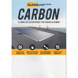 Panneau solaire SUNBEAM System  TOUGH+ 82W Carbone - 56.3 x 55.4 cm - Série Tough+