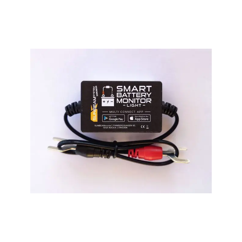 Smart Battery Monitor Light - Détection de tension et pronostic de charge SOC d'une batterie de 12VSUNBEAM System