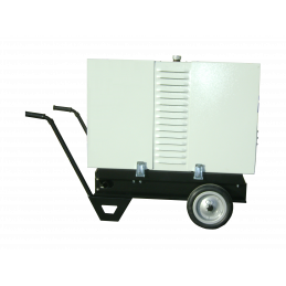 Transport kit hooded with 2 wheels and hand handles for generator on FERBO chassis