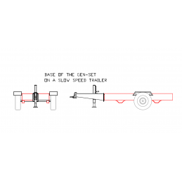 Chariot de chantier pour groupes électrogènes refroidissement par eau FERBO - SMGW