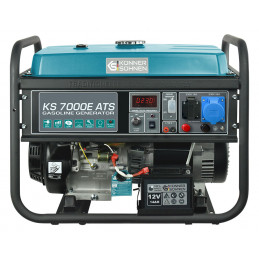 Generator KS7000E-ATS - Gasoline - 5.5 kW - 230V - AVR - Integrated ATS - Electric/manual start - Könner & Söhnen