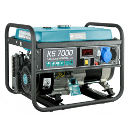 Generator KS7000 - Gasoline - 5.5 kW Single-phase - AVR - Manual start - Könner & Söhnen