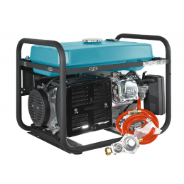 Generator KS7000E-G - Gasoline and Gas - 5.5 kW Single-phase 230V - AVR - Electric start - Könner & Söhnen