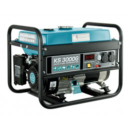 Generator KS3000G - Gasoline and Gas - 3 kW Single-phase 230V - AVR - Manual start - Könner & Söhnen