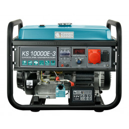 Generator KS10000E-3 - Gasoline - 8 kW Three-phase 400V - AVR - Electric/manual start - Könner & Söhnen