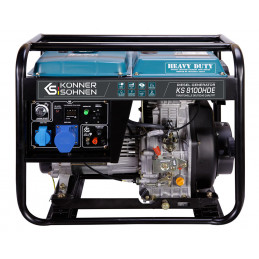 Generator KS-8100HDE - Fuel - 6.5 kW - AVR - Single-phase 230V - Electrical Start / Manual - Konner & Sohnen