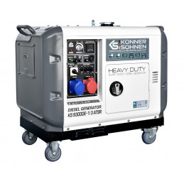 Generator KS-9300DE-1/3-ATSR - Fuel - 7.5 kW - Three-phase 400V - Electric Start - Konner & Sohnen