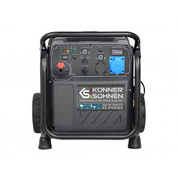 Generator KS-8100iEG - Gasoline and Gas - 8 kW - INVERTER - Single-phase 230V - Electric start - Könner & Söhnen
