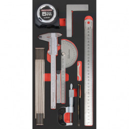 PRO LINE EVA measuring tool insert with 9 tools - KRAFTWERK