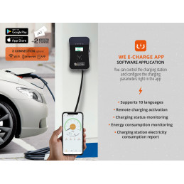 Charging station for electric vehicles KS X32/3 - 22 KW - 400V - 32A - 3.3 phases - Könner & Söhnen