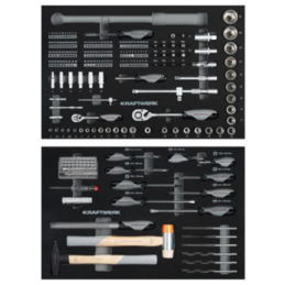 Servante d'atelier LT700 LT LINE 7 tiroirs avec 337 outils - KRAFTWERK
