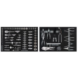 Servante d'atelier LT700 LT LINE 7 tiroirs avec 301 outils - KRAFTWERK
