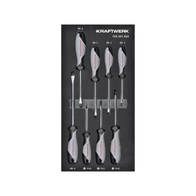 Set pH inlay screwdriver 40x20 with 8 tools - KRAFTWERK