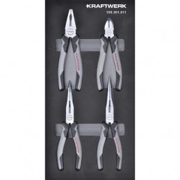 Set pliers 40x20 with 4 tools - KRAFTWERK