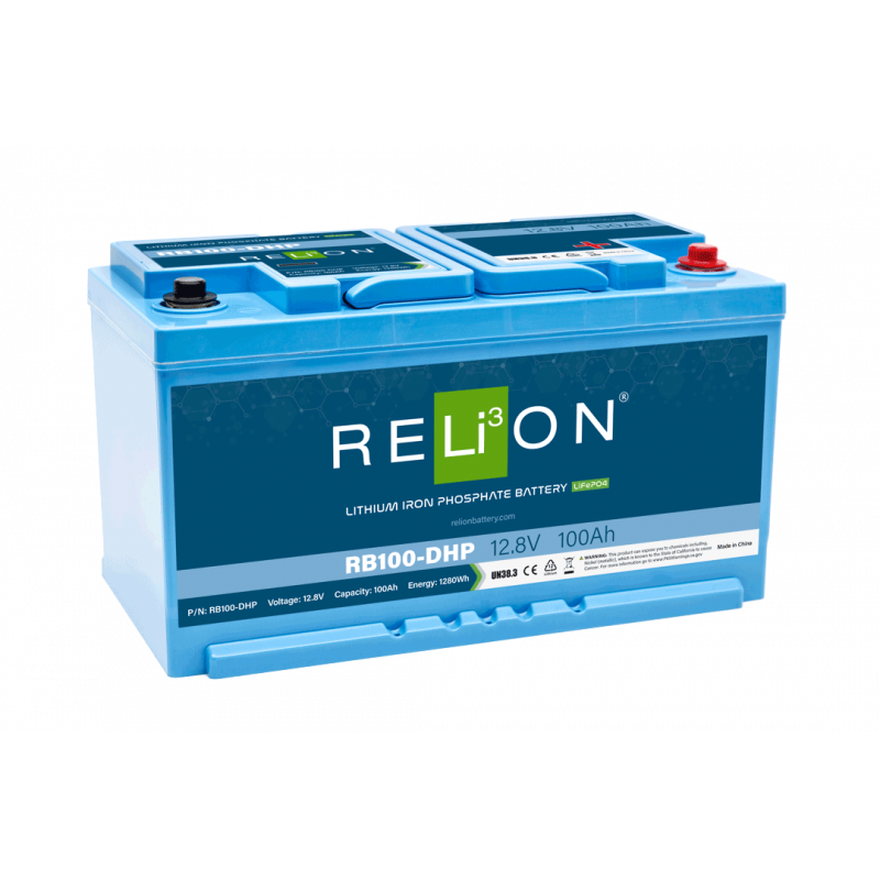 Batterie Lithium 12.8 V - 100 Ah - DIN-HP 4SC LiFePO4 - RELiON