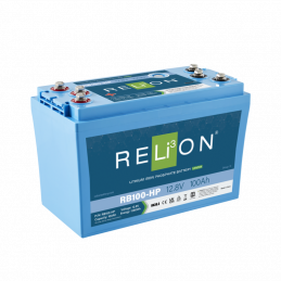 Batterie Lithium 12.8 V - 100 Ah - HP LiFePO4 - RELiON