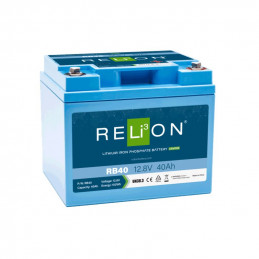 Lithium battery 12.8 V - 40 Ah - 3SC - LiFePO4 - RELiON