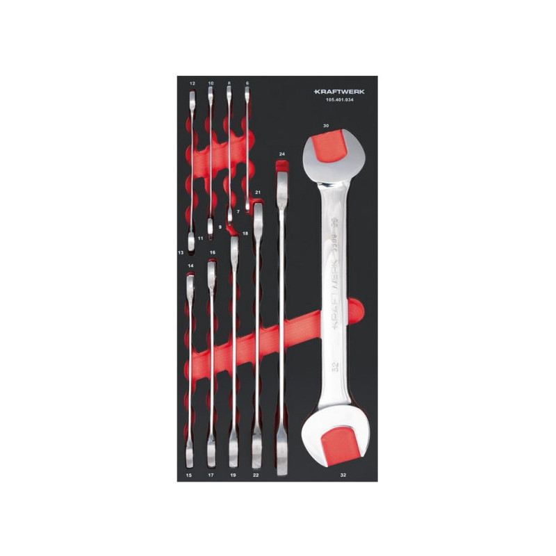Set pRO LINE EVA3 Inlay double fork keys 20x40 with 10 tools - KRAFTWERK