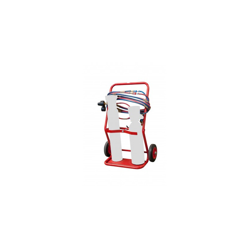 Trolley 2 bottles, wheels CC, CU 100 kg - FIMM