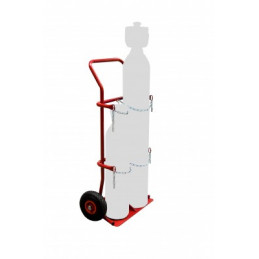 Trolley 2 cylinders, PN wheels, CU 200 kg - FIMM