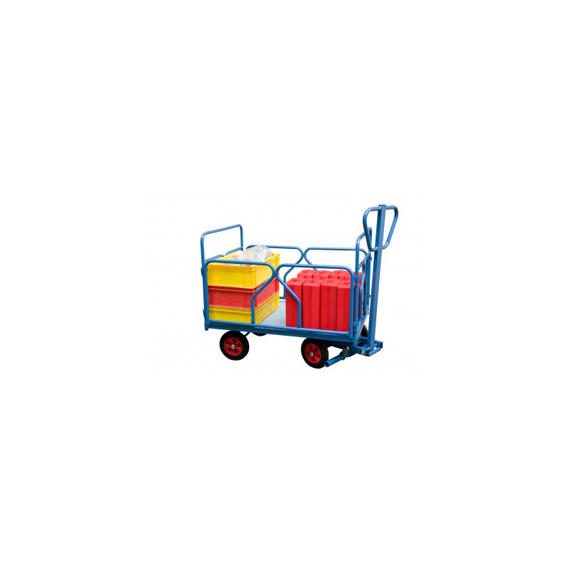 Swivel front trolley with 1200 x 800 mm - CU 500 kg - FIMM