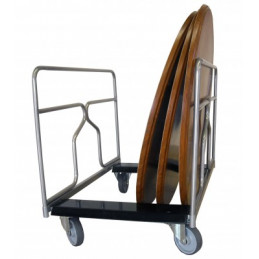 Chariot porte tables rondes ou rectangulaires - CU 300 kg - FIMM