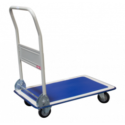 Trolley with folding backrest - non-slip sheet metal top - CU 150 kg - FIMM
