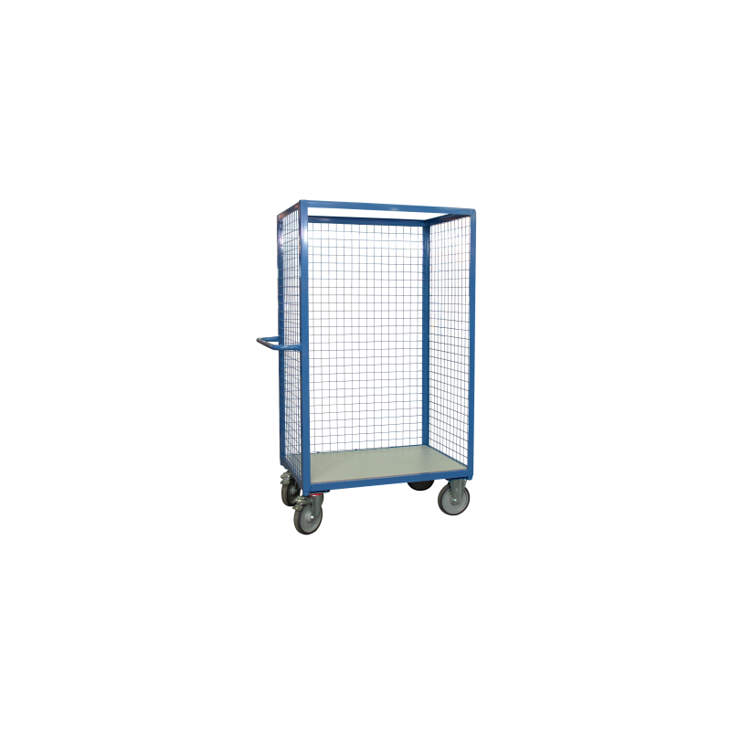 Chariot grillagé 3 côtés, 1200 x 800 mm, CU 500 kg - FIMM