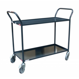 2 plate trolley with edge, 935 x 435 mm, CU 200 kg - FIMM