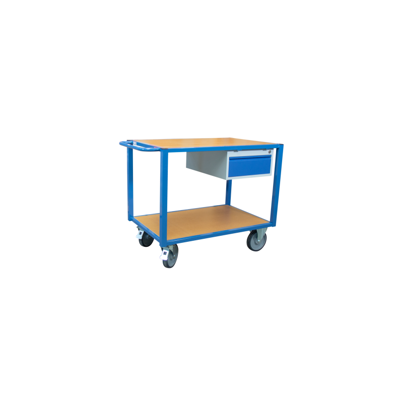 Chariot de service 1 tiroir, 1060 x 680 mm, CU 500 kg - FIMM