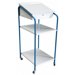 Desk trolley with storage, 2 shelves, CU 150 kg - FIMM