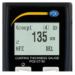 PCE-CT 65 covering thickness gauge + calibration certificate - PCE Instruments