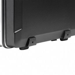 FLEX case - ABS robust tool case, flexible and spacious without tools - Pocket version - B&W