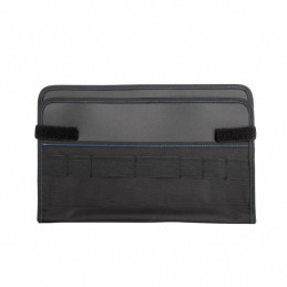 FLEX case - ABS robust tool case, flexible and spacious without tools - Pocket version - B&W